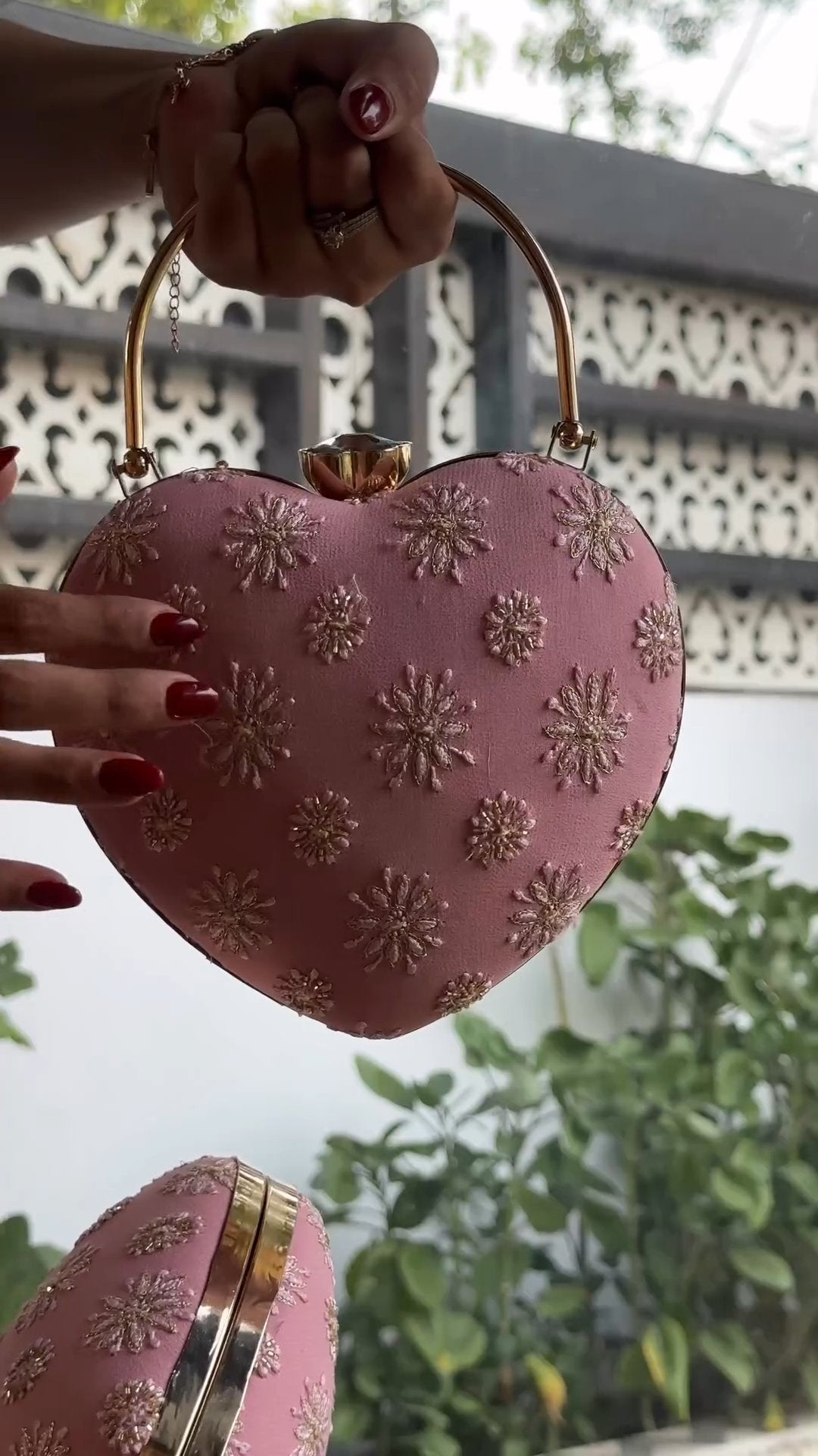Head Shaped Chikankari Sling Bag