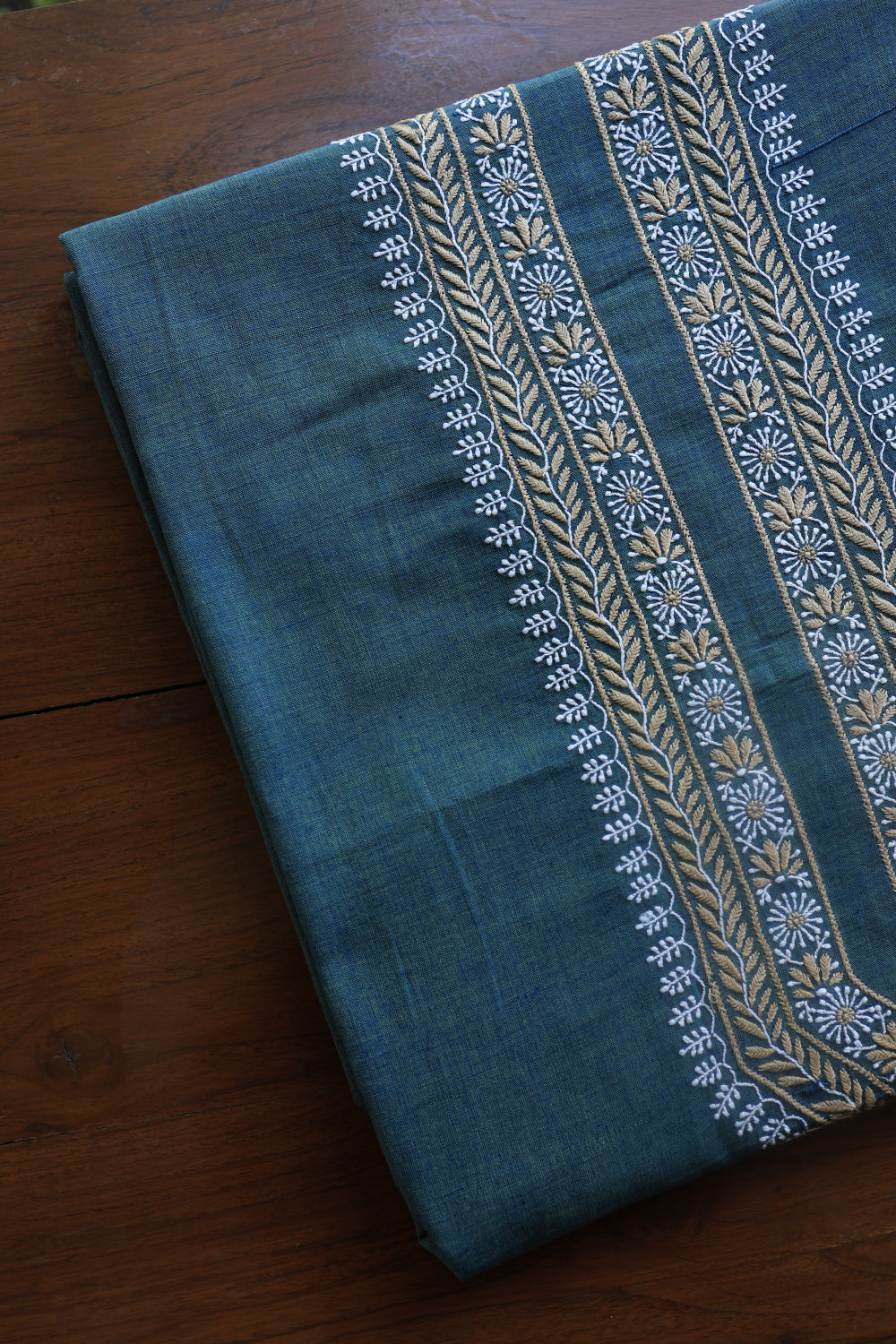 Marble Blue Malkha Handspun Khadi Kurtas Unisex Fabric