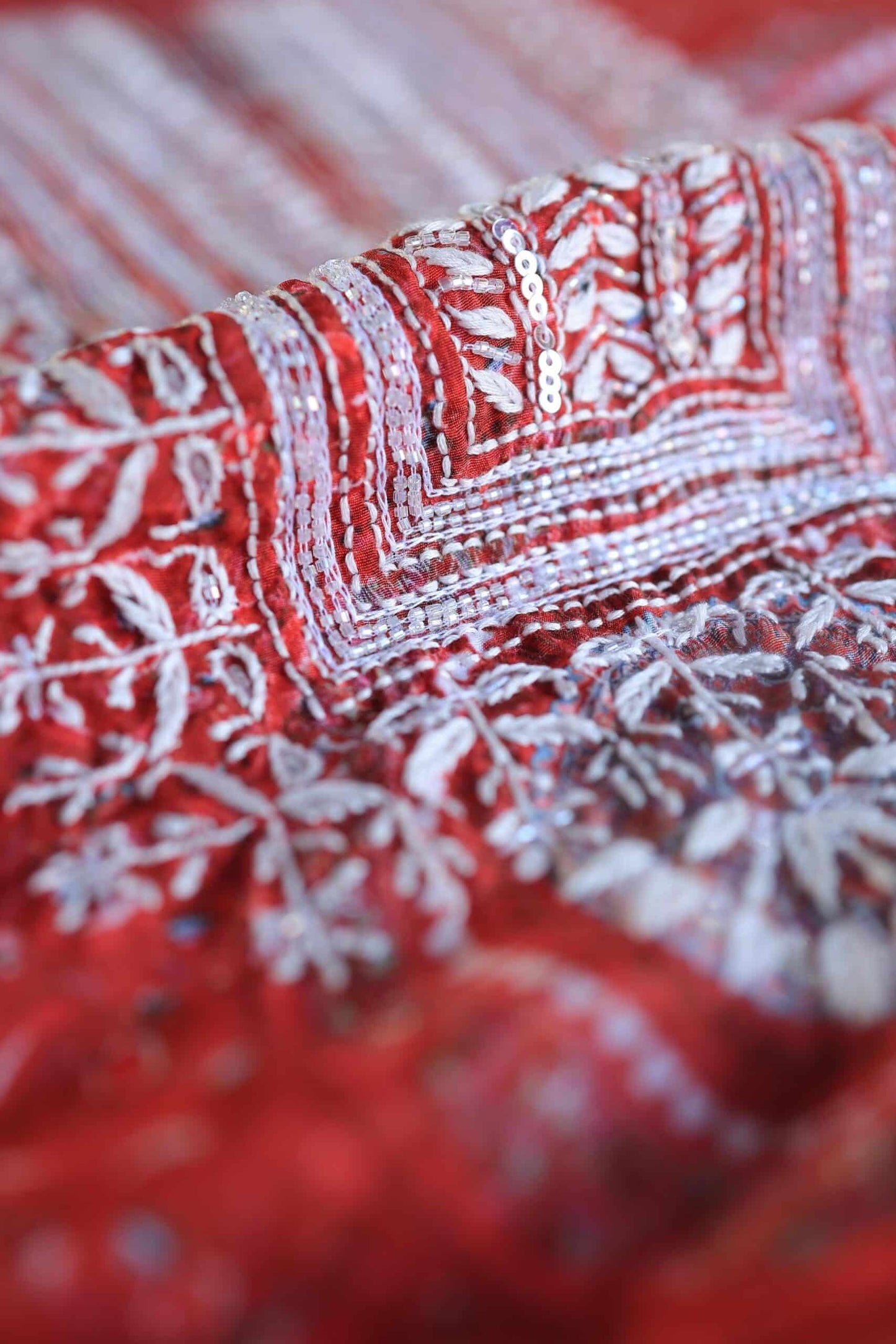 Carrot Pink Muslin Unstitched Kurta Fabric