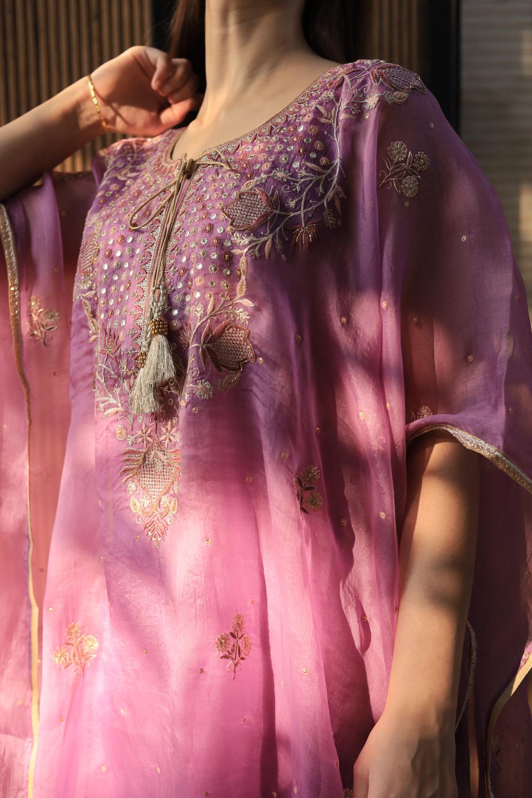 Purple | Noor Organza Kaftans
