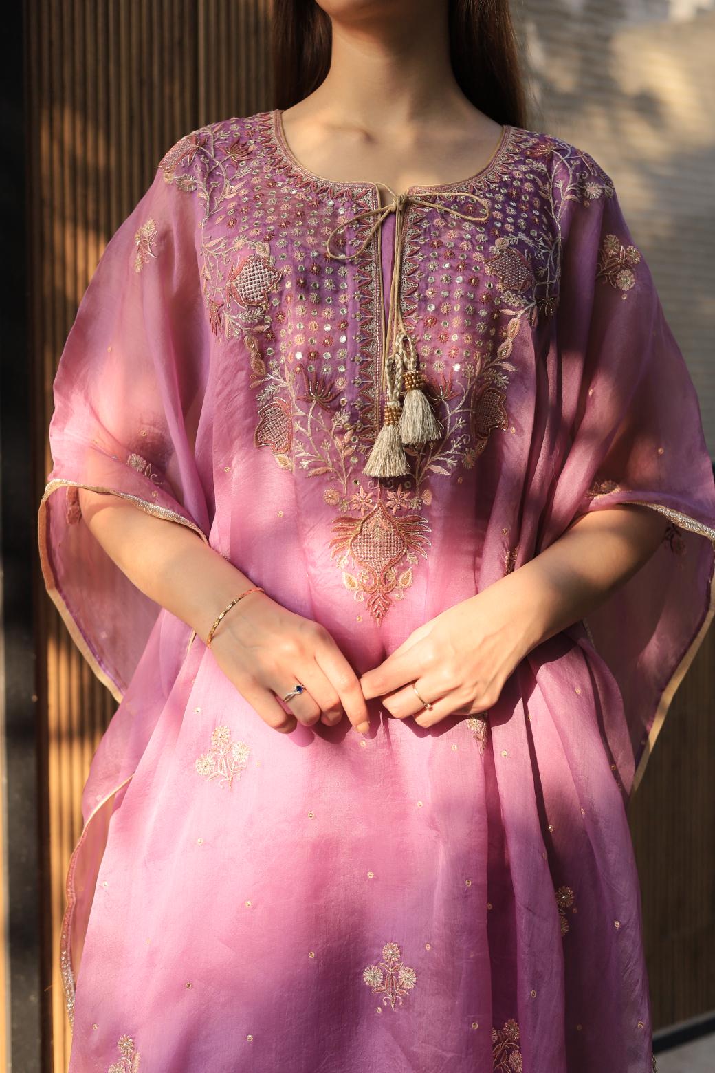 Purple | Noor Organza Kaftans