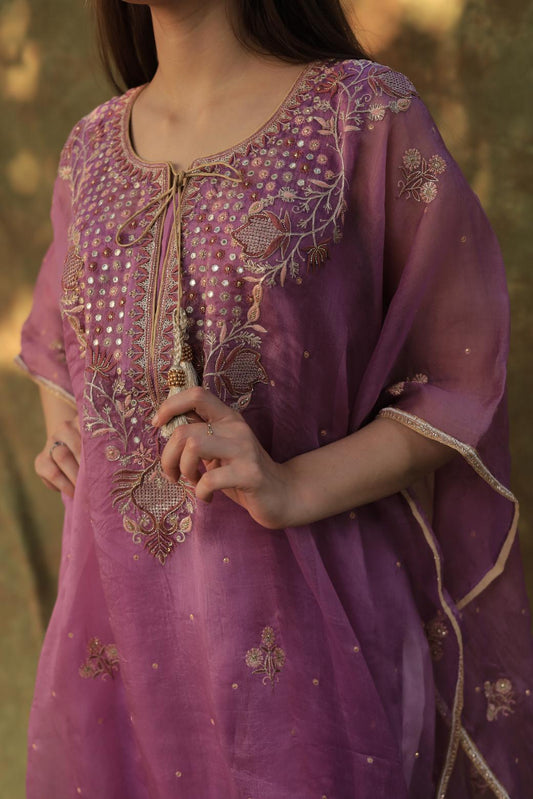 Purple | Noor Organza Kaftans