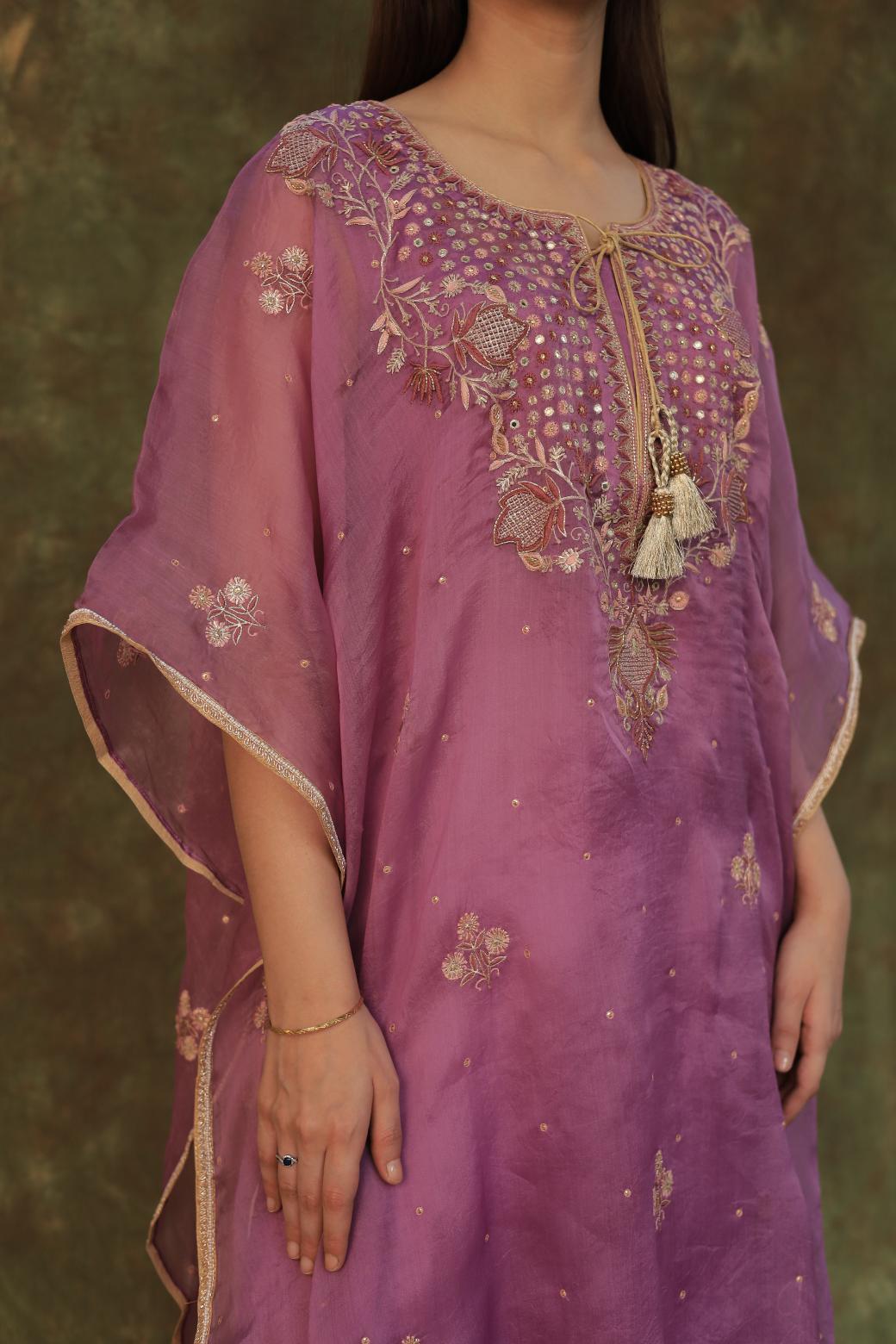 Purple | Noor Organza Kaftans