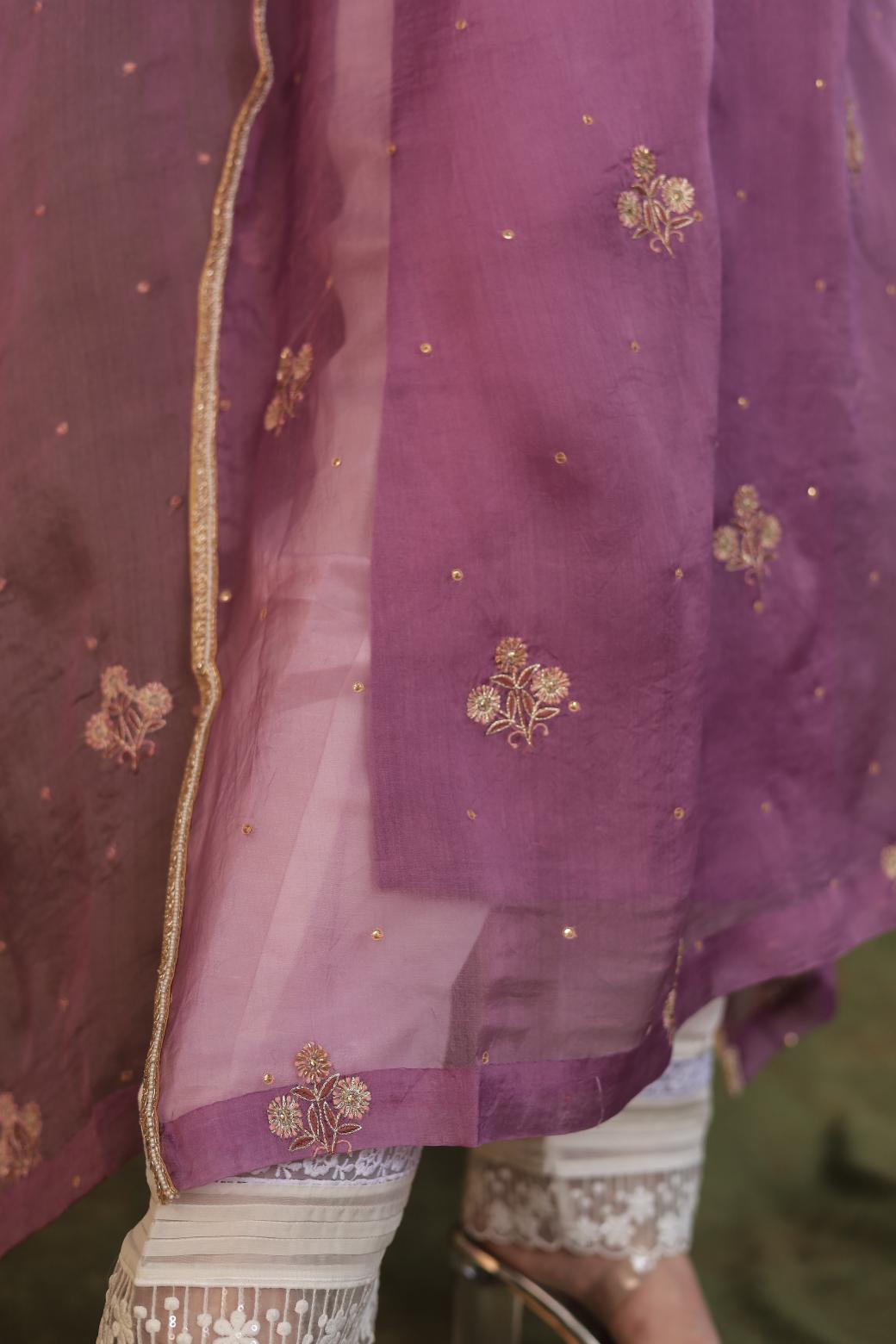 Purple | Noor Organza Kaftans