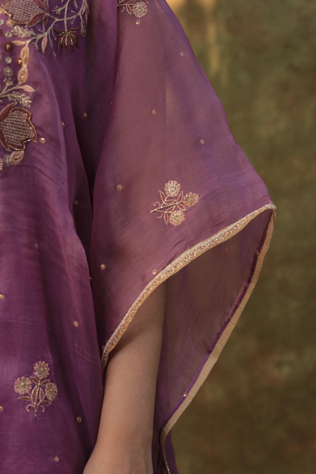 Purple | Noor Organza Kaftans