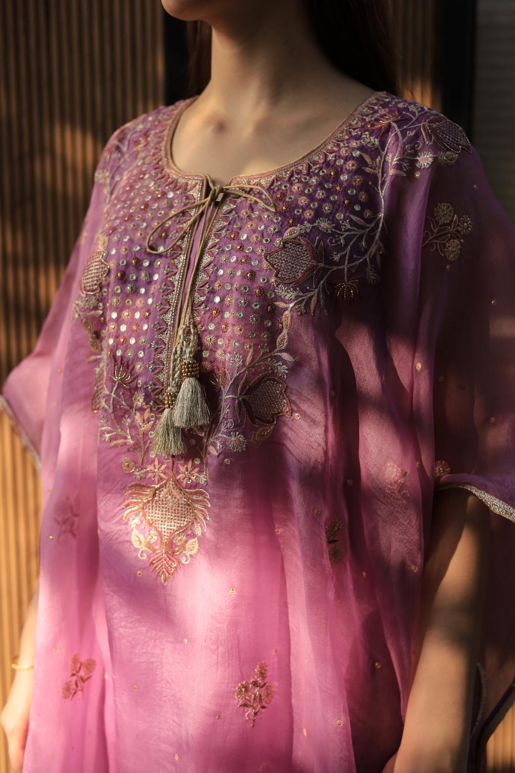 Purple | Noor Organza Kaftans