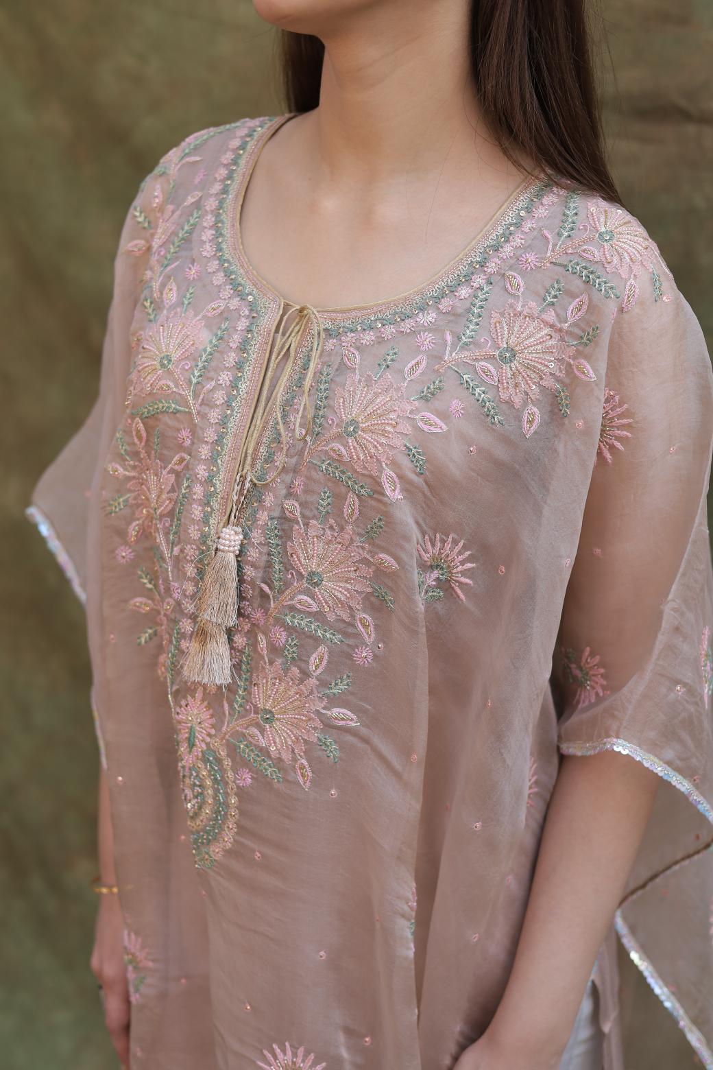 Rose Gold | Noor Organza Kaftans