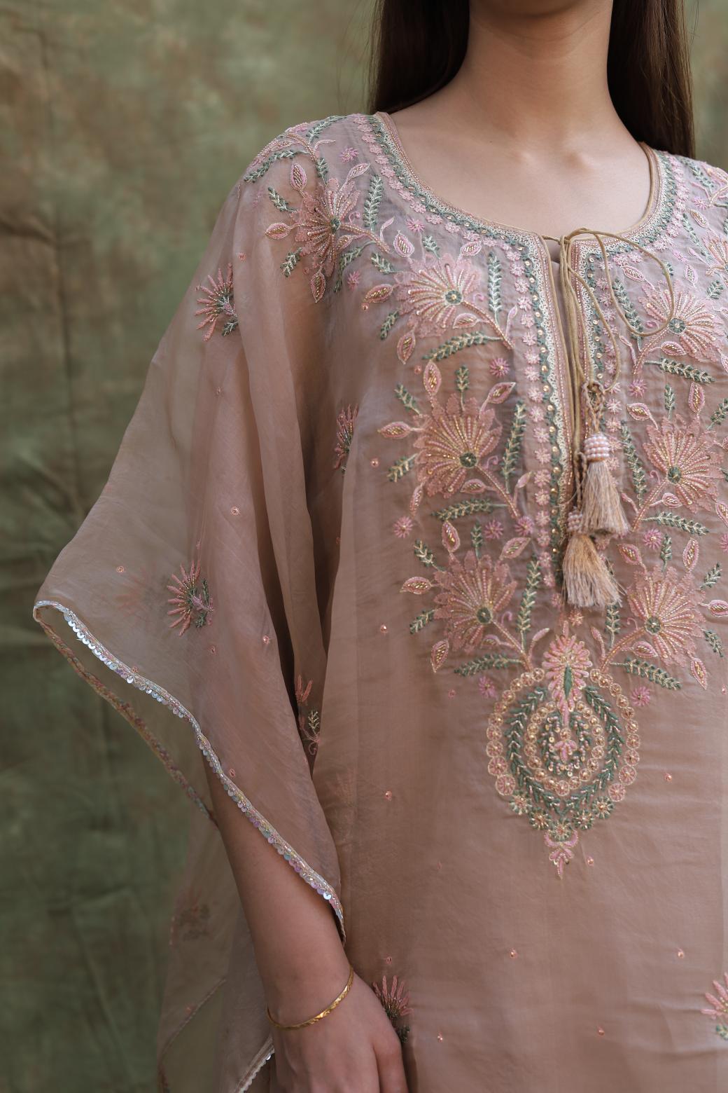 Rose Gold | Noor Organza Kaftans
