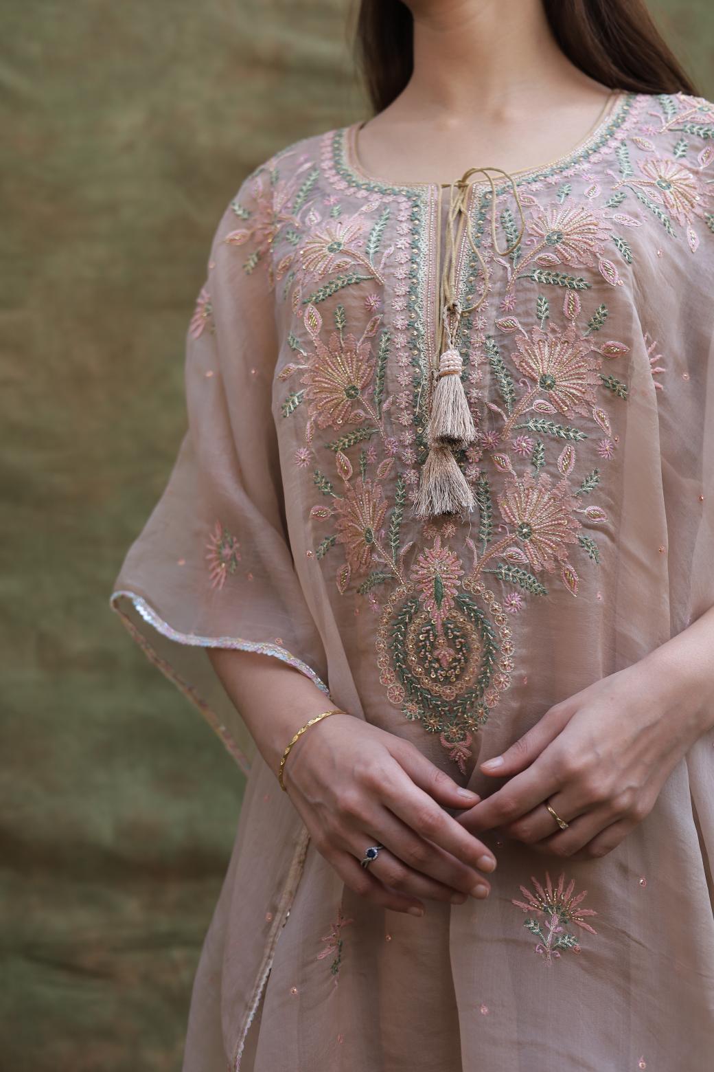 Rose Gold | Noor Organza Kaftans