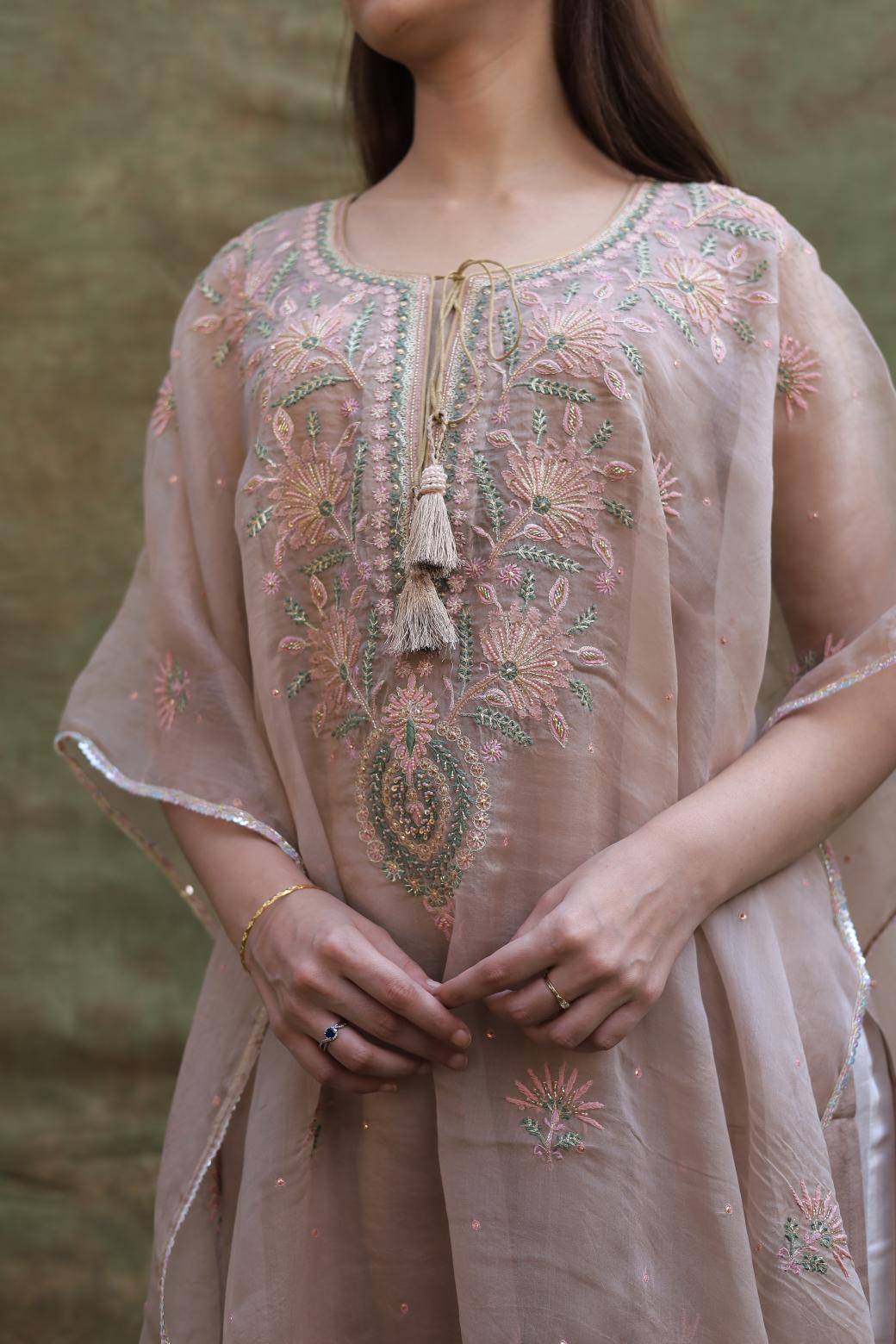 Rose Gold | Noor Organza Kaftans