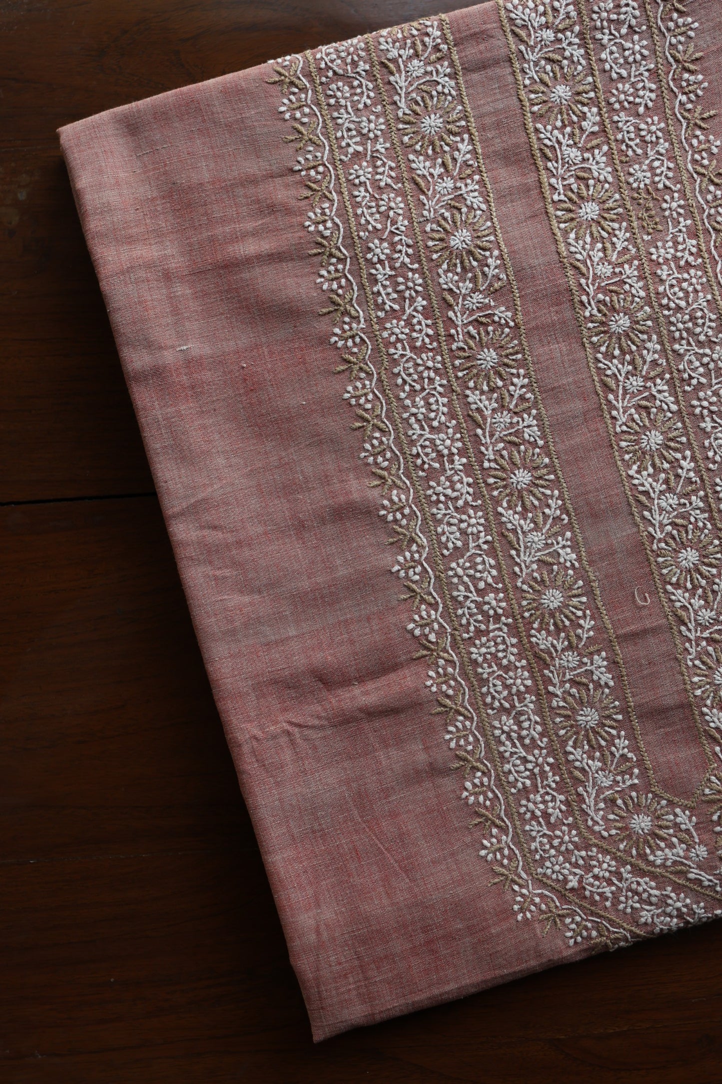 Rose Pink Shade Malkha Handspun Khadi Kurtas Unisex Fabric
