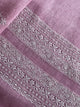 Pink Shade Linen Chikankari Unstitched Men's Kurtas Fabric