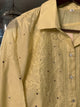 Mul Chanderi Chikankari Shirt with Mukaish Badla Work