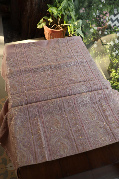 Almond Shade Rasm Maheshwari Highlights Fabric