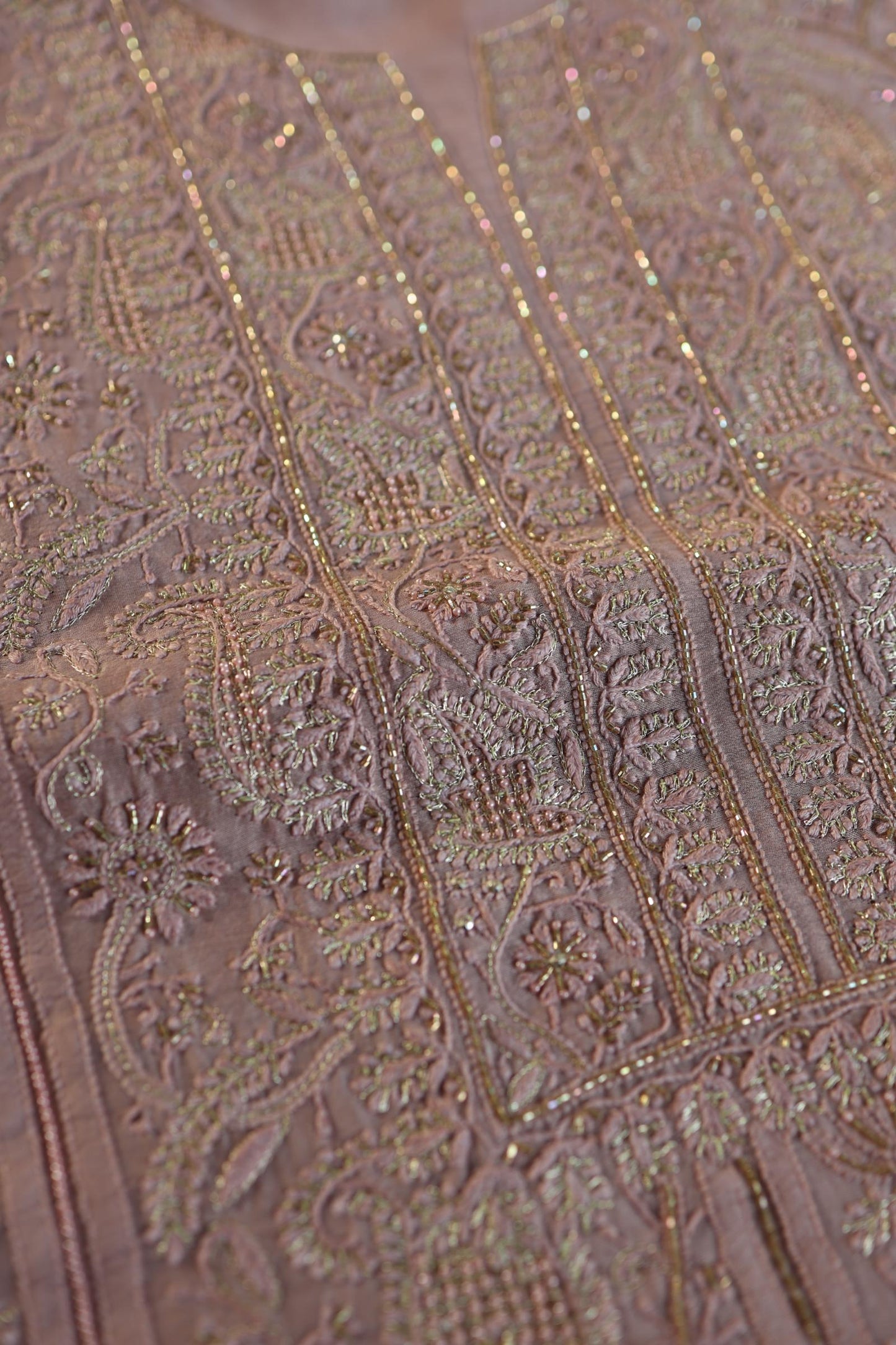 Almond Shade Rasm Maheshwari Highlights Fabric