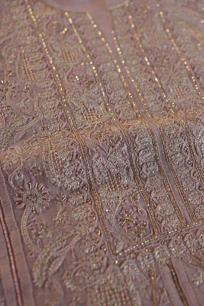 Almond Shade Rasm Maheshwari Highlights Fabric