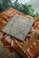 Beige & Blue Mul Chanderi Silk Kalamkari Unstitched Kurta Dupatta Set