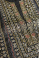 Black Shade Tissue Silk Chikankari Unstitched Fabric