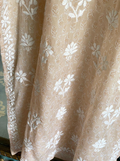 Blush Pink Chikankari Cotton Kurta