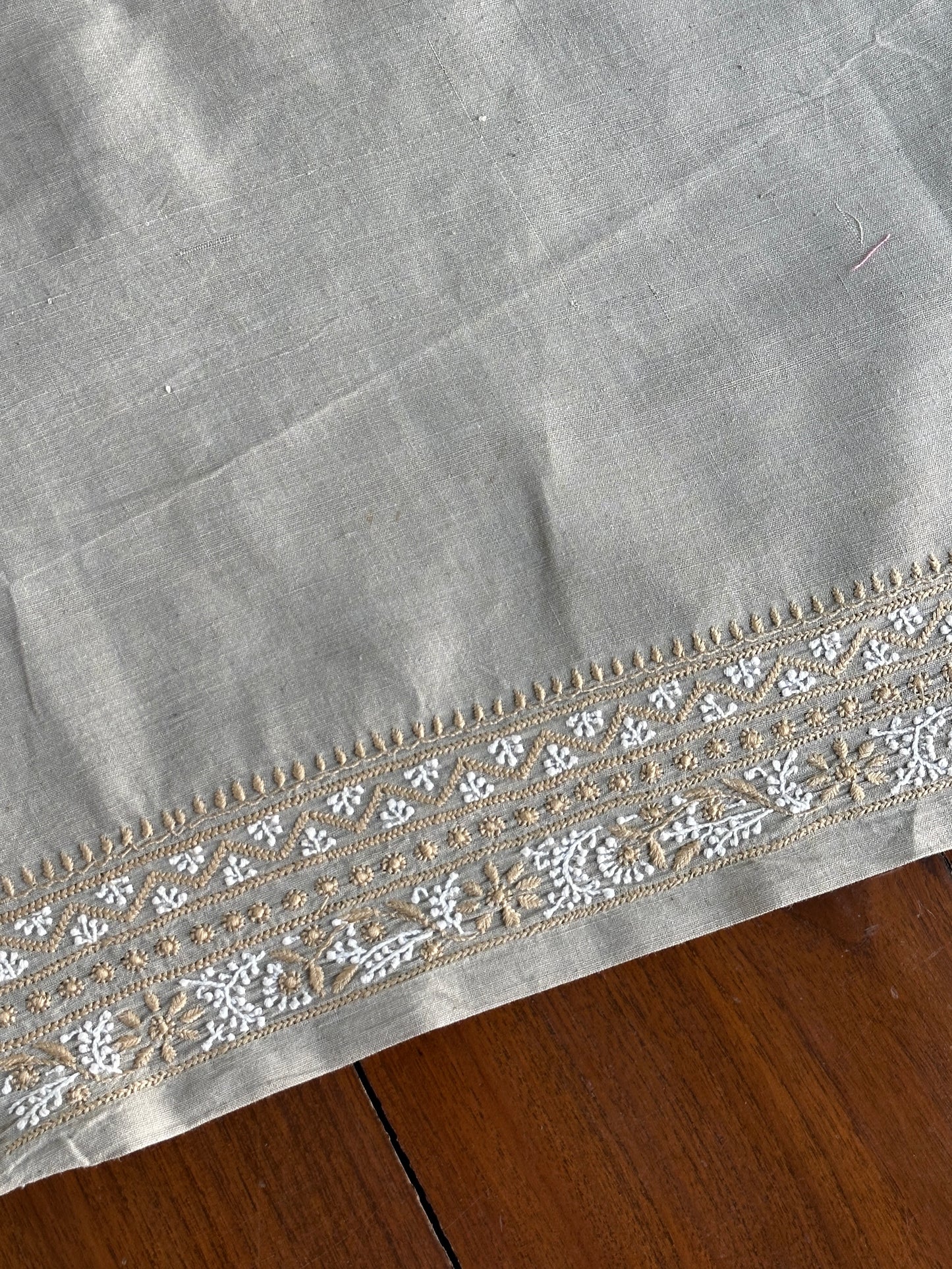 Cloudy Grey Malkha Handspun Khadi Kurtas Unisex Fabric