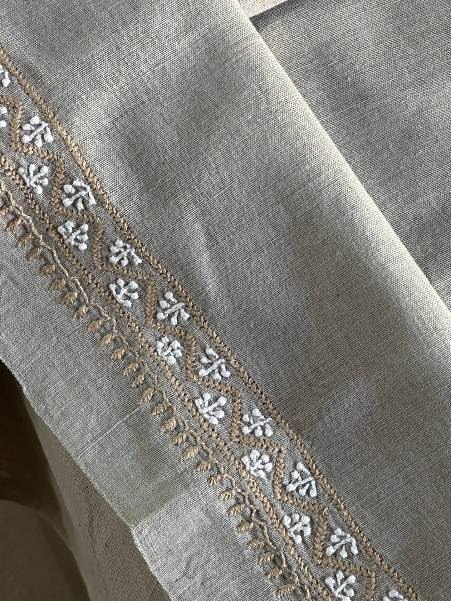 Cloudy Grey Malkha Handspun Khadi Kurtas Unisex Fabric