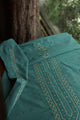 Dark Green Malkha Handspun Khadi Kurtas Unisex Fabric