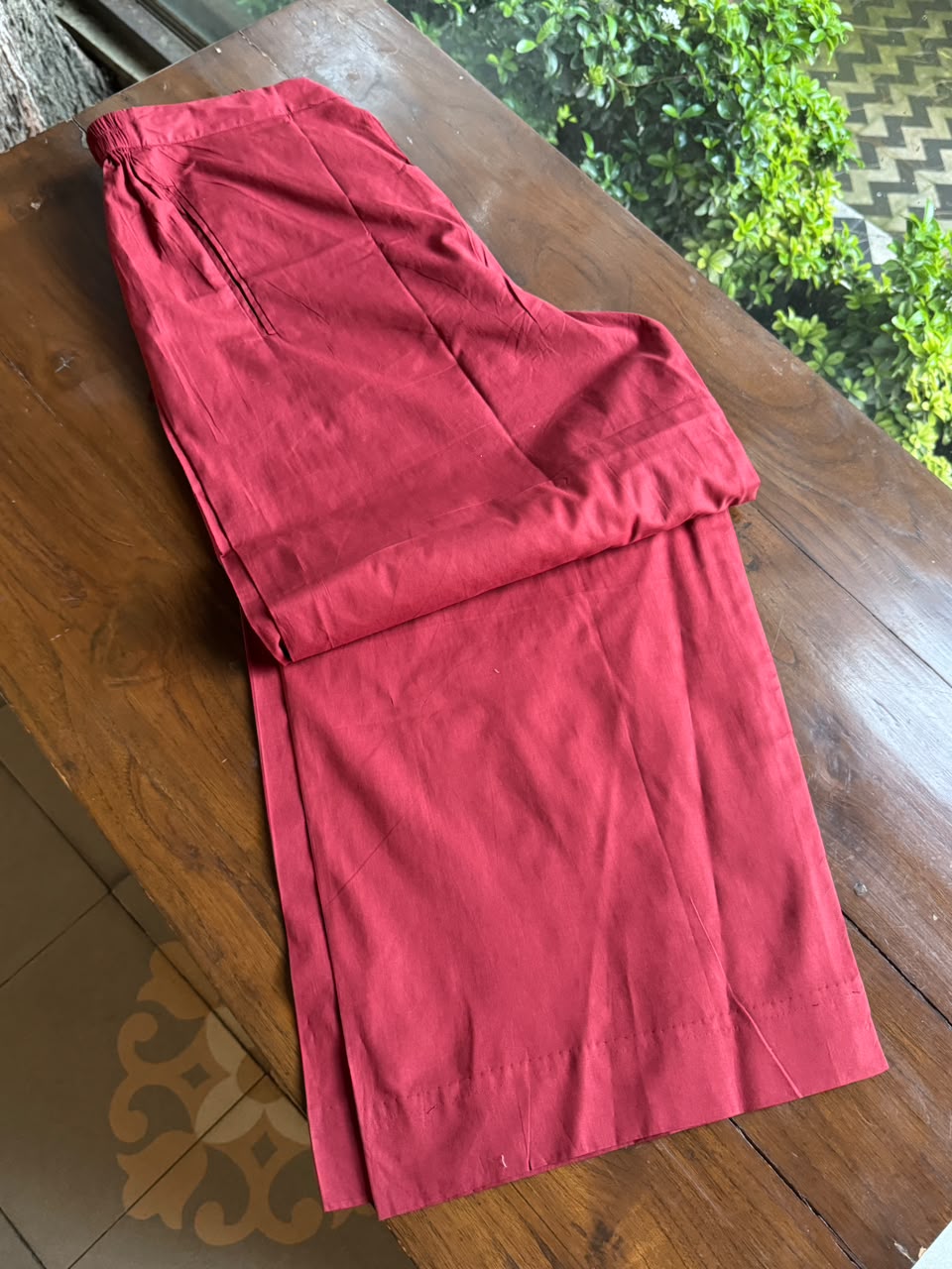 Dark Pink & Yellow Shade Malmal Pearl White Chikankari Ready to Wear Kurta Set