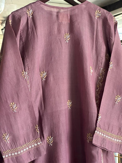 Dusky Purple SICO Chanderi Tunic – Ready to Wear