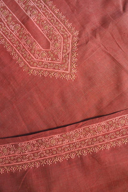 Dusty Rose Malkha Handspun Khadi Kurtas Unisex Fabric