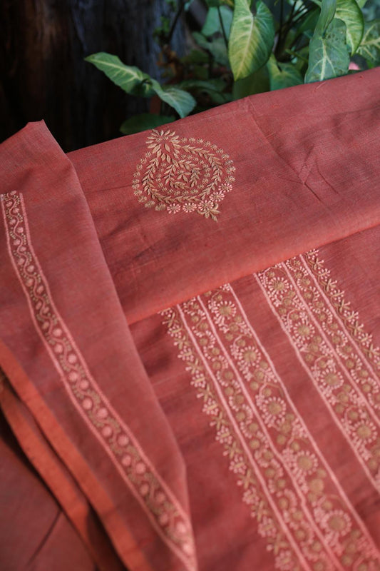 Dusty Rose Malkha Handspun Khadi Kurtas Unisex Fabric