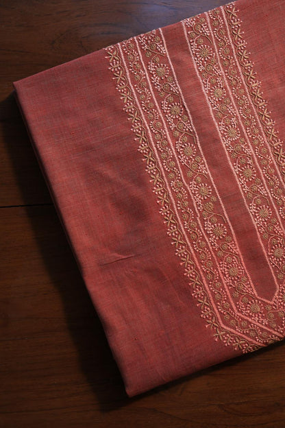 Dusty Rose Malkha Handspun Khadi Kurtas Unisex Fabric