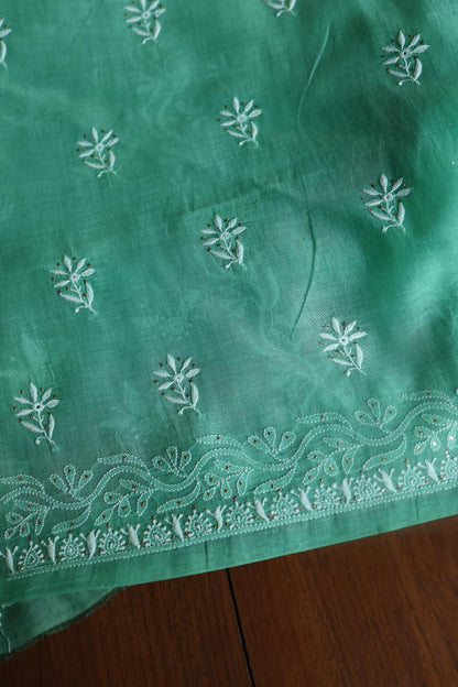 Green Daraz Chikankari Kurta Fabrics