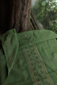 Green Malkha Handspun Khadi Kurtas Unisex Fabric