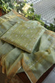 Green Shade Zari Booti Fine Chikankari With Kamdani Work Unstitched Fabric