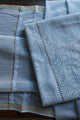 Grey Shade Mal Cotton Fine Chikankari With Kamdani Work Unstitched Fabric