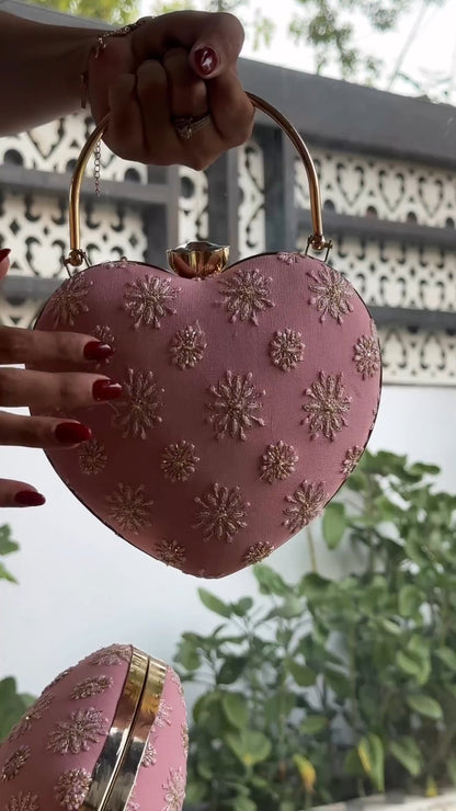Head Shaped Chikankari Sling Bag