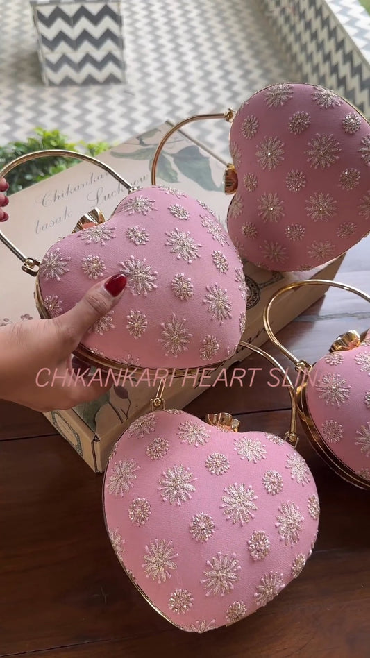 Head Shaped Chikankari Sling Bag