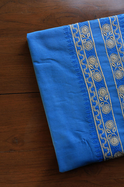 Ink Blue Malkha Handspun Khadi Kurtas Unisex Fabric