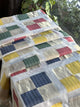 Ivory Multicolour Geometric Handloom Silk Saree