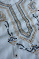 Ivory Shade Dhaka Cotton Unstitched Kurta & Dupatta Set