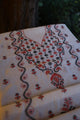 Ivory Mul Chanderi Silk Kalamkari Unstitched Kurta Dupatta Set