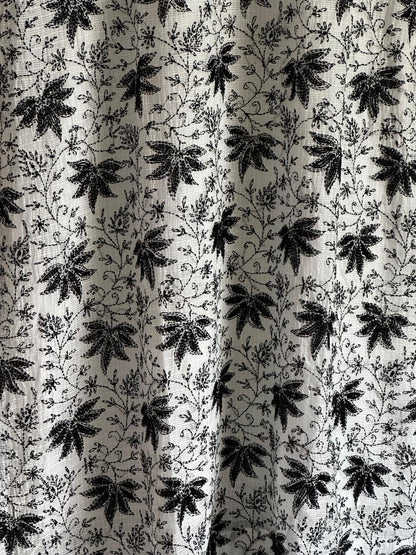 Kota Monochrome Sequins Work Chikankari Kurta Dupatta Set
