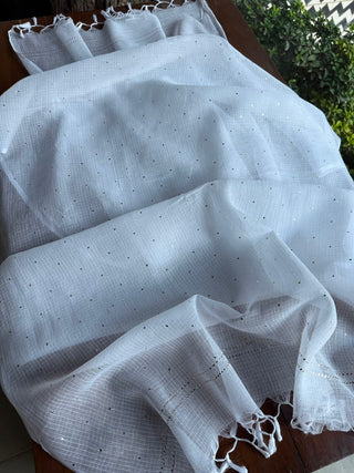 Kota Mukaish Kamdani Dupatta With Mukaish Dana Border
