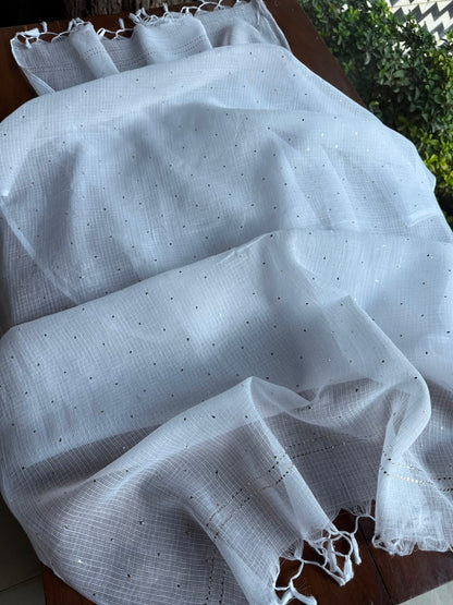 Kota Mukaish Kamdani Dupatta With Mukaish Dana Border