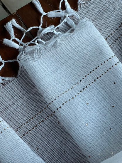 Kota Mukaish Kamdani Dupatta With Mukaish Dana Border