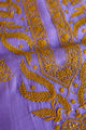 Lavender Chikankari Mal Cotton Set with Mukaish Work