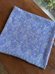 Lavender Moonga Silk Chikankari Unstitched Blouse Fabric
