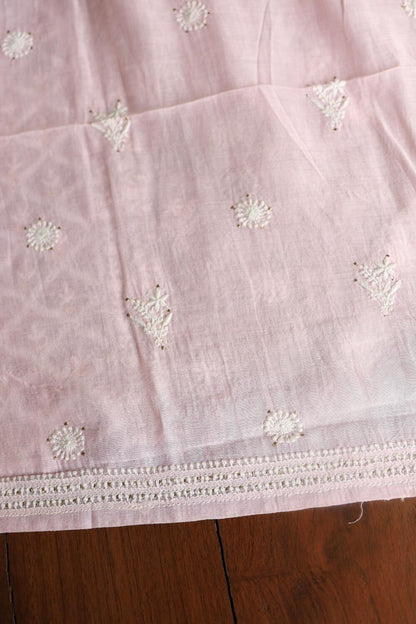 Mal Cotton Fine Chikankari Unstitched Fabrics