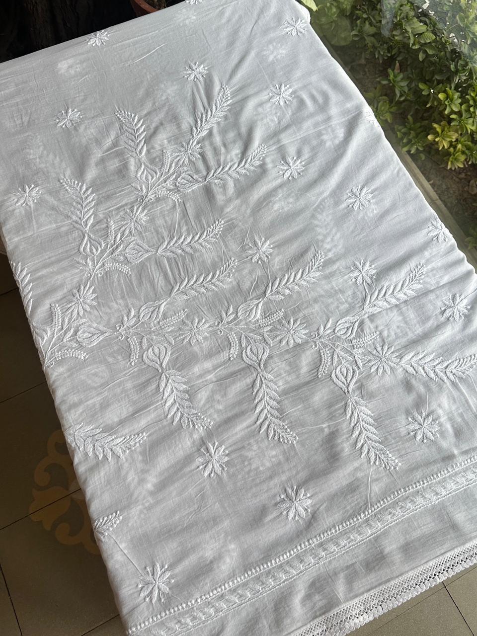 Mal Cotton Chikankari Dupattas