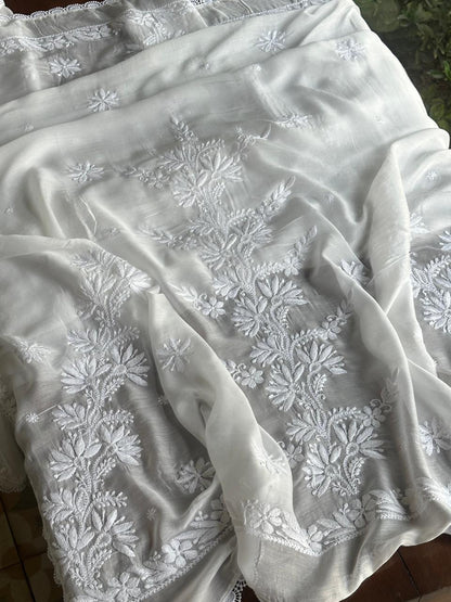 Mal Cotton Chikankari Dupattas